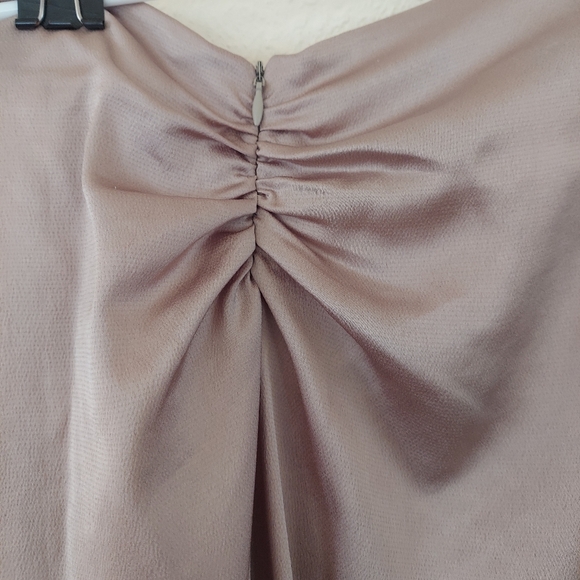 Zara satin effect knot skirt - Picture 5 of 9